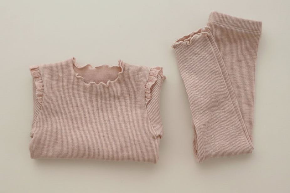 Luna Ribbed Lounge Set