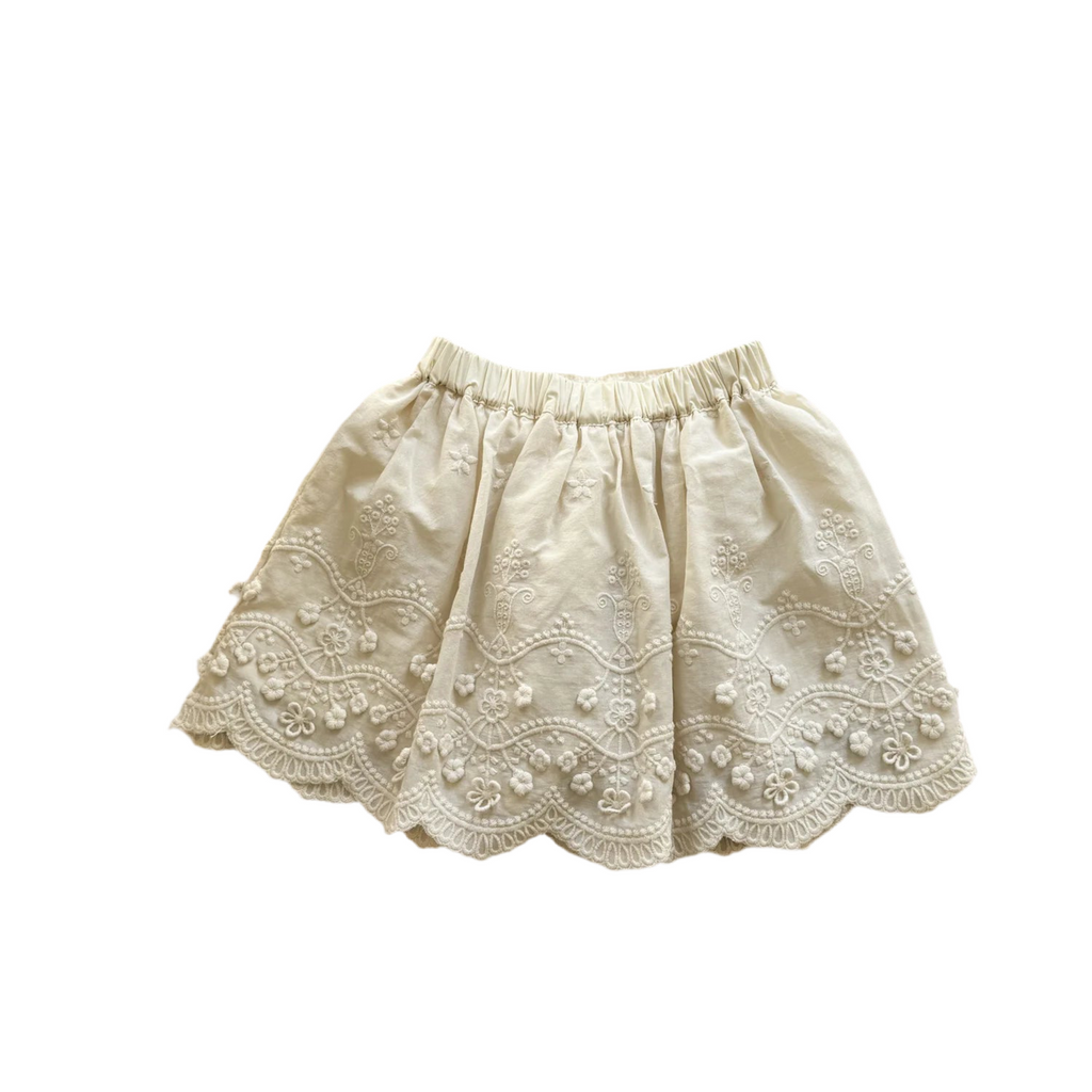 Meadow Lace and Floral Skirt