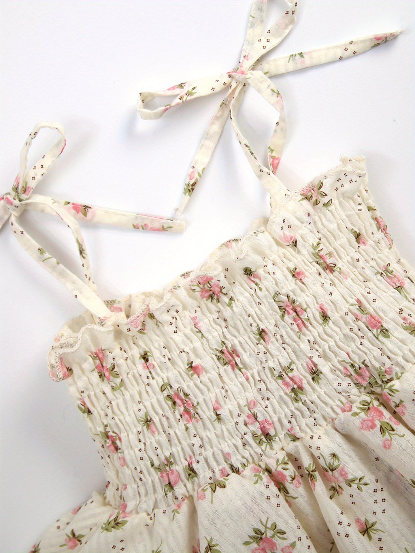 Boho Floral Baby Girl Romper Set