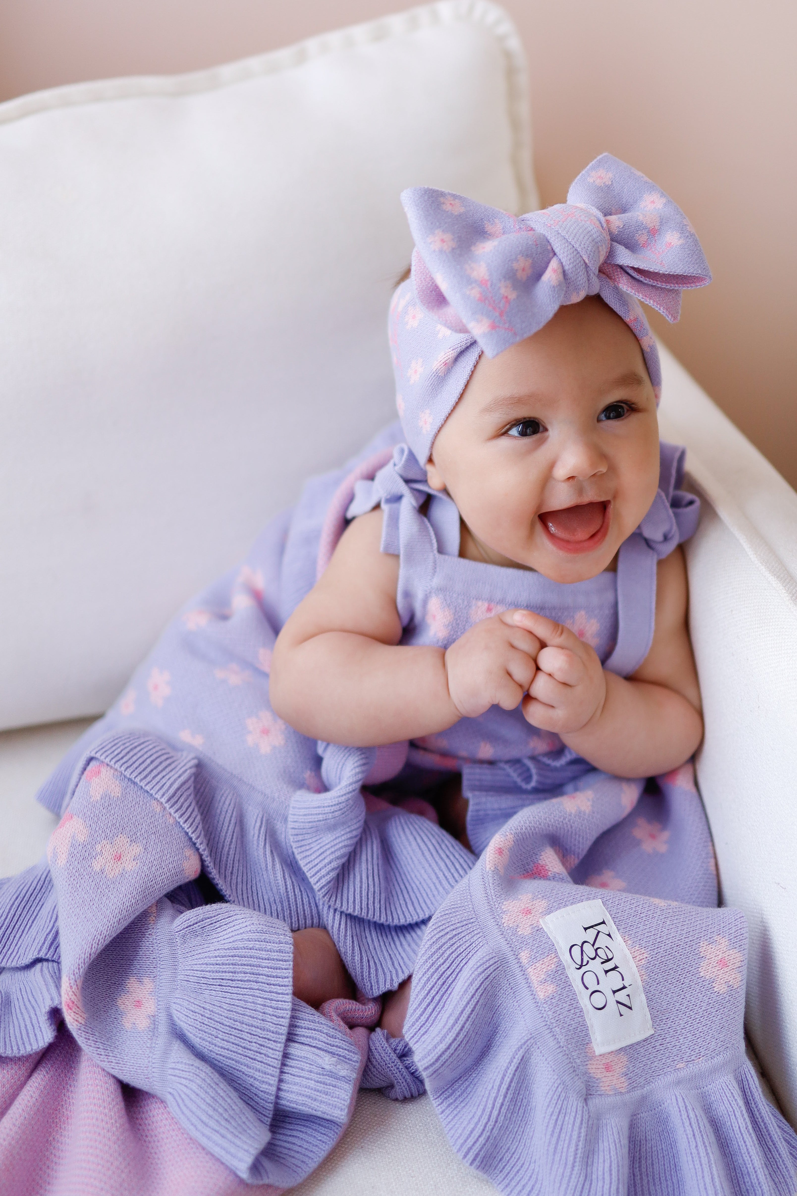 Lila’s Florae blanket