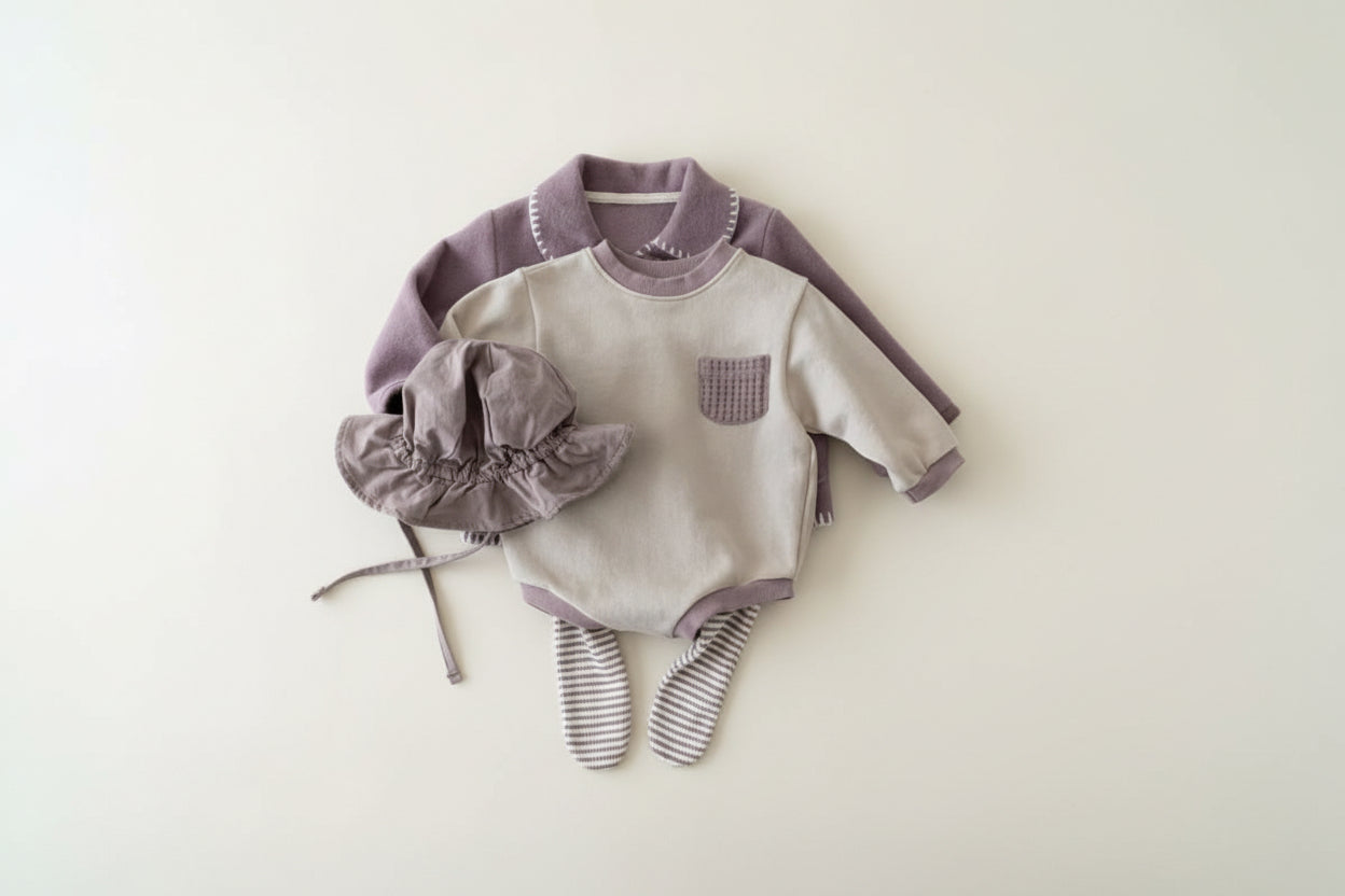 Harper two tone romper