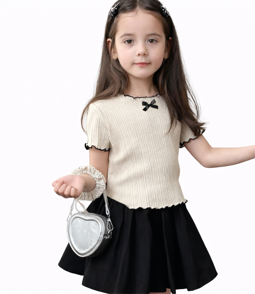 Ruffle Edge Knit Top