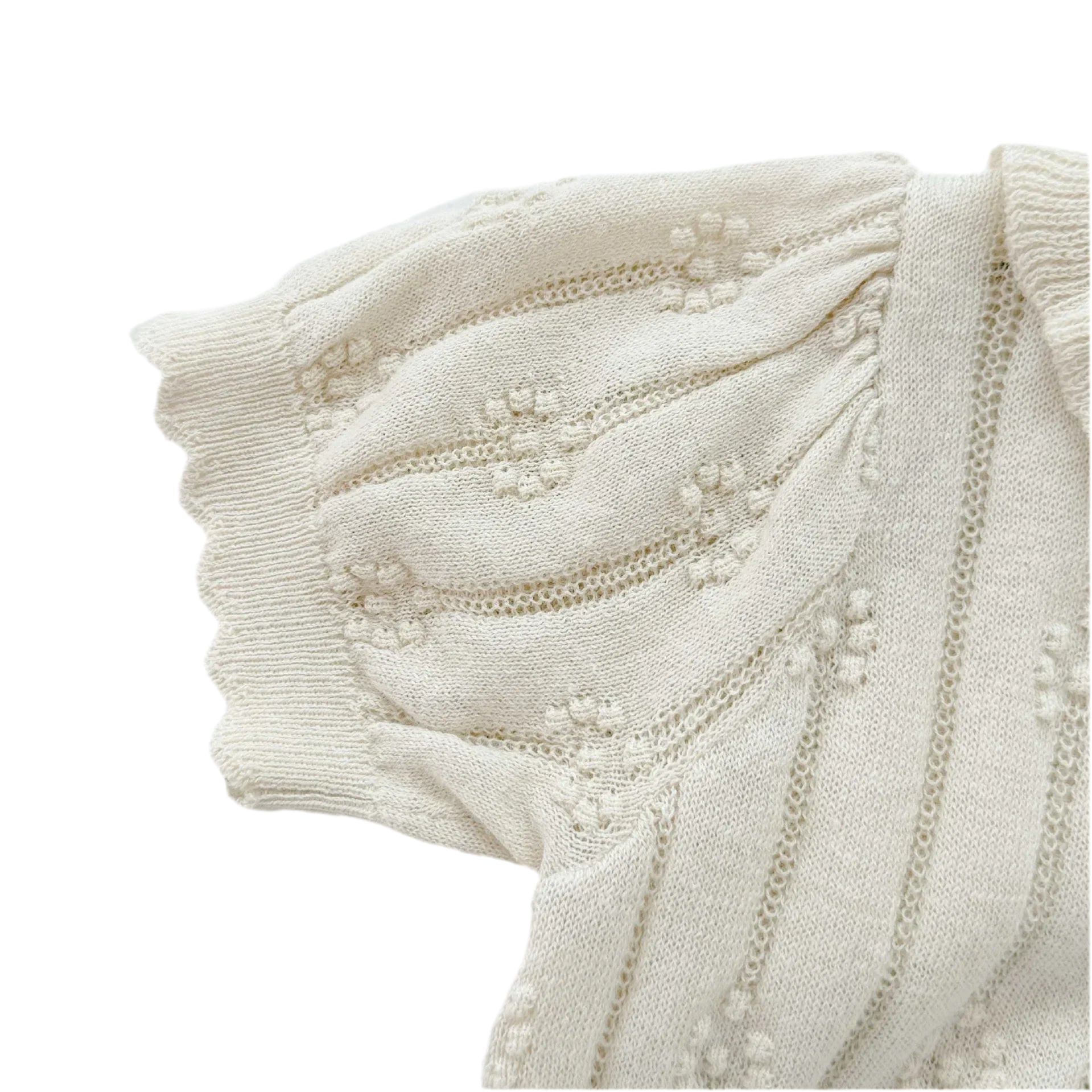 Ivory Puff Sleeve Top