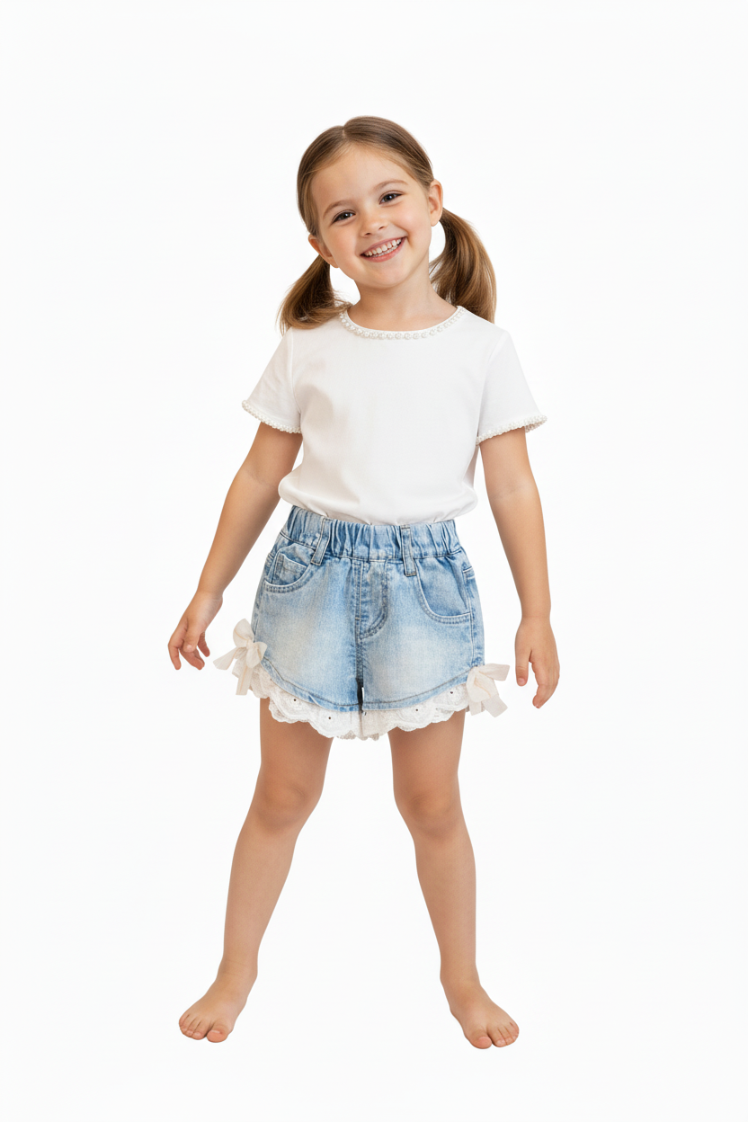 Clara Bow Denim Shorts