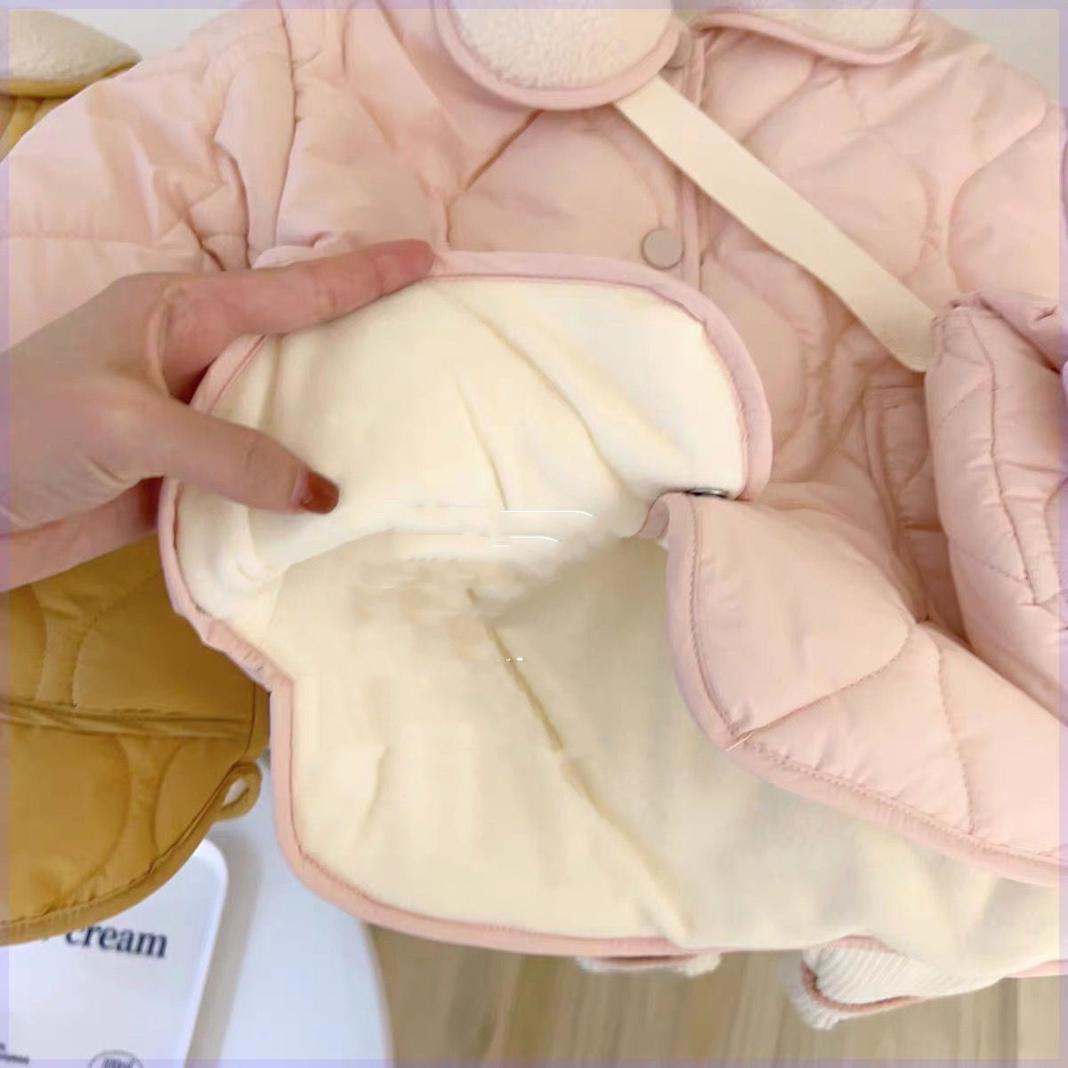 Baby Girls Quilted Winter Jacket