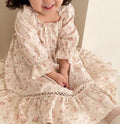 Girls Vintage Ruffle Dress