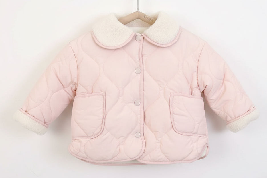Baby Girls Quilted Winter Jacket